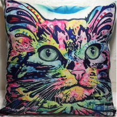 Technicolour Cats Cushion #3